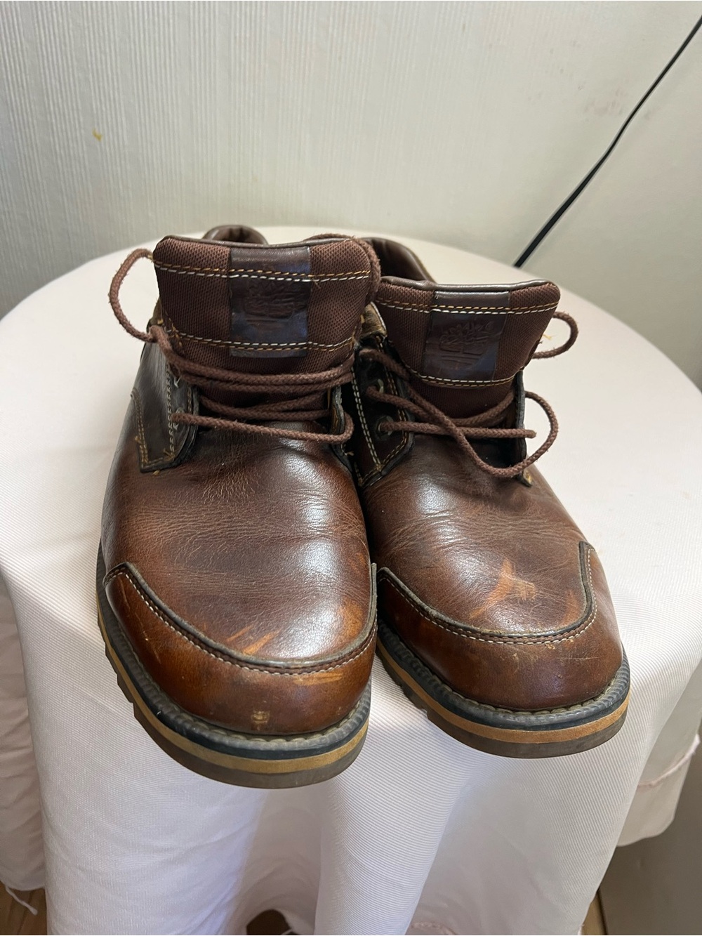 Timberland Brown Leather Lace-Up shoes